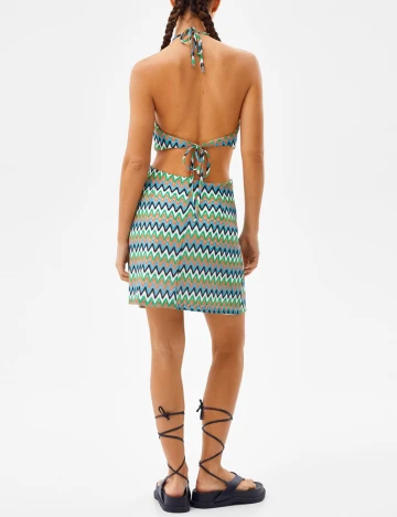Rochie scurta Bershka, mix culori, M