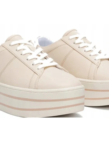 Adidasi Zara, crem, 36