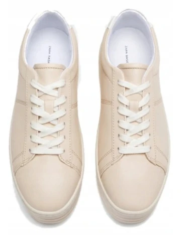 Adidasi Zara, crem, 36