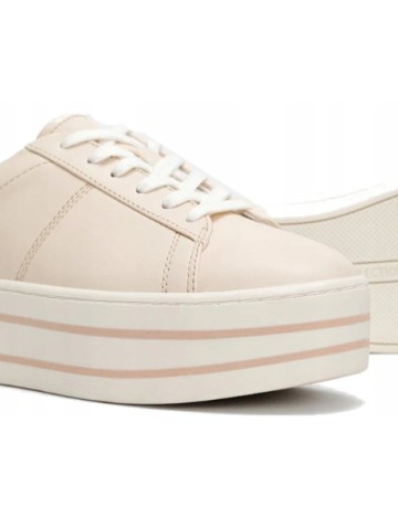 Adidasi Zara, crem, 36