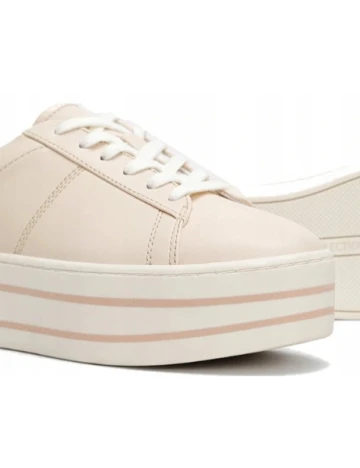 Adidasi Zara, crem, 36