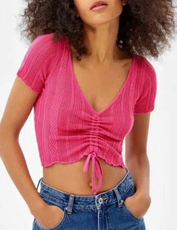 Top Bershka, roz, S