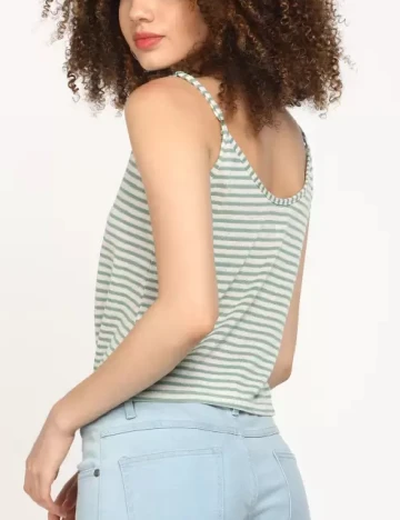 Top Hailys, verde, S