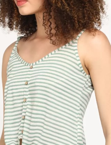 Top Hailys, verde, S