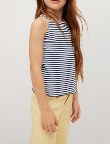 Maiou Mango Kids, alb/bleumarin, 13-14 ANI