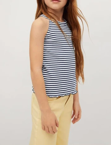Maiou Mango Kids, alb/bleumarin, 13-14 ANI Albastru