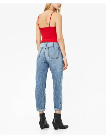 Top Bershka, rosu aprins, S