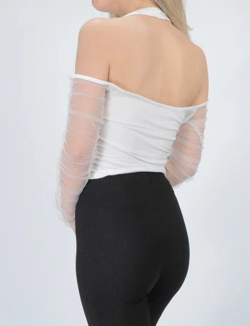 Top SHEIN, alb, S