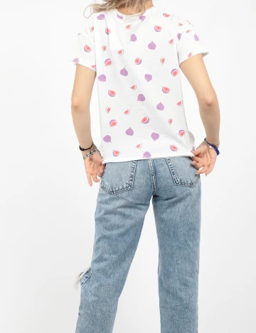 Tricou Reserved, alb, 8 ANI