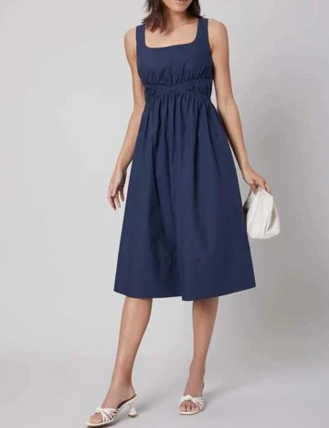 Rochie Medie SHEIN, bleumarin, S Albastru