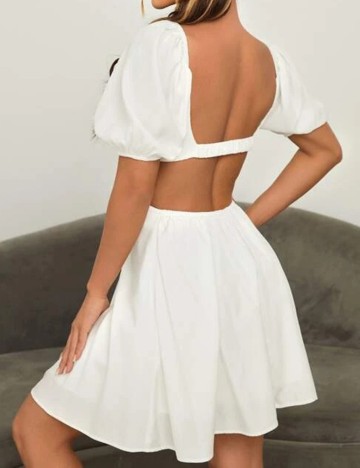 Rochie Scurta SHEIN, alb, M