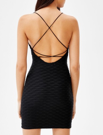 Rochie scurta Bershka, negru, XS