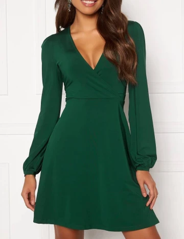 Rochie scurta Chiara Forthi, verde, S