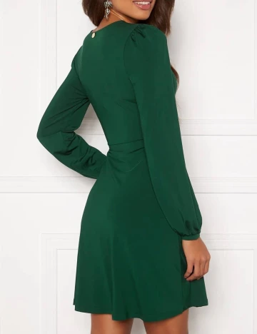 Rochie scurta Chiara Forthi, verde, S