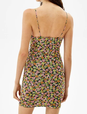 Rochie scurta Bershka, floral, XS