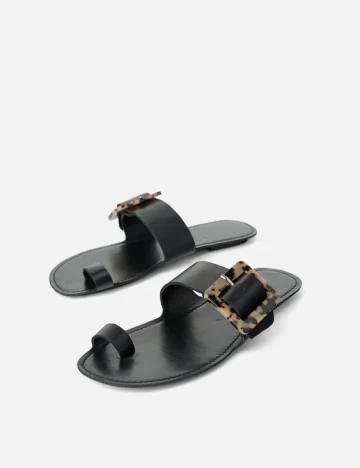 Slapi Zara, negru, 35