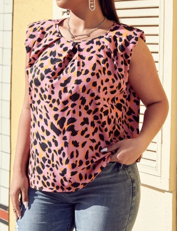 Camasa SHEIN CURVE, roz, 3XL Roz