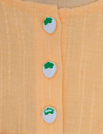 Rochie Reserved, piersica, 3-4 ANI Portocaliu