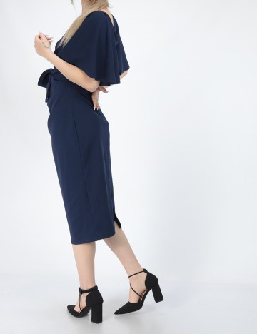 Rochie medie Goddiva, bleumarin, 36