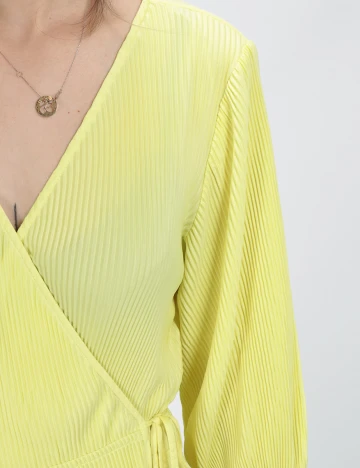 Rochie lunga Bershka, galben, S Galben