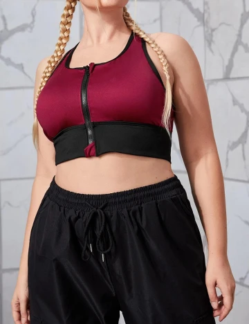 Bustiera SHEIN CURVE, rosu, 1 XL
