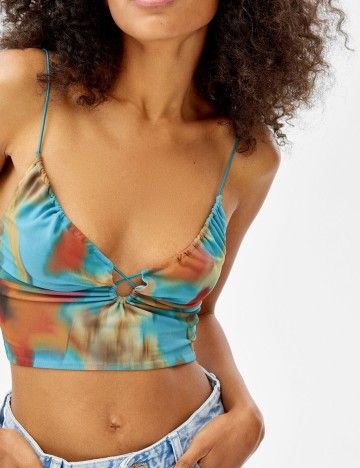Top Bershka, mix culori, M