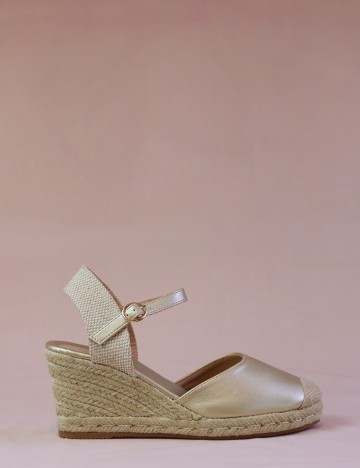 Pantofi Linea Loresi, auriu, 39