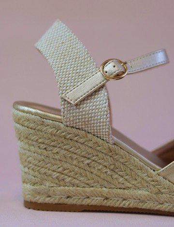 Pantofi Linea Loresi, auriu, 39