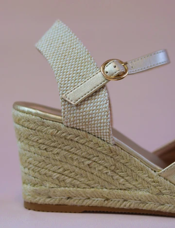 Pantofi Linea Loresi, auriu, 39