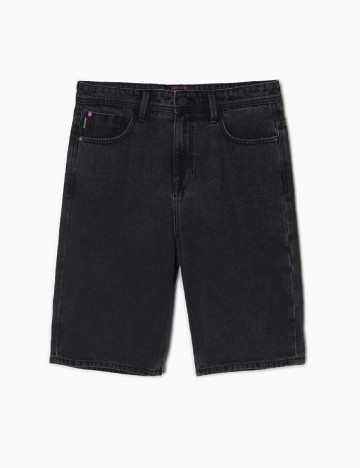 Pantaloni scurti CROPP, gri inchis, 32