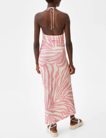 Rochie lunga Bershka, roz, M Roz