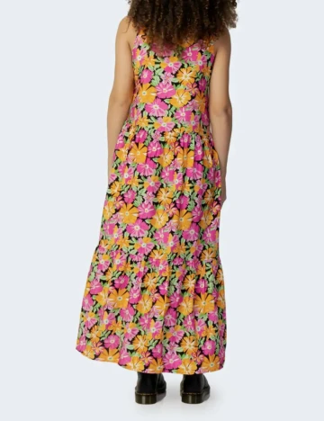 Rochie lunga Vila, floral, 38