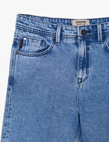 Pantaloni scurti CROPP, albastru, 28