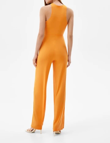 Salopeta Bershka, portocaliu, M Portocaliu