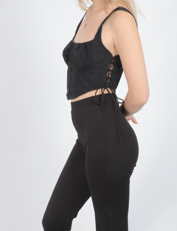 Top Bershka, negru, M