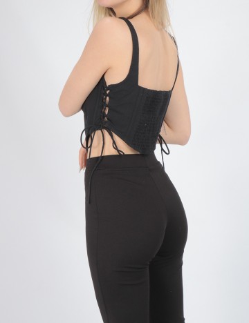 Top Bershka, negru, M