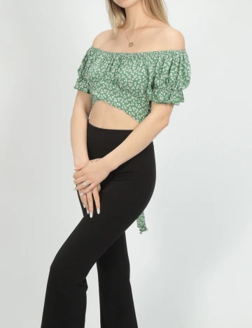 Top SHEIN, verde, M Verde