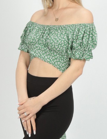 
						Top SHEIN, verde, M