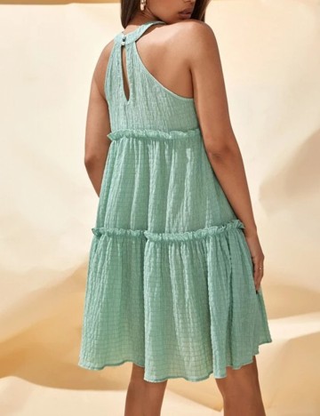 Rochie Scurta SHEIN, verde, XS