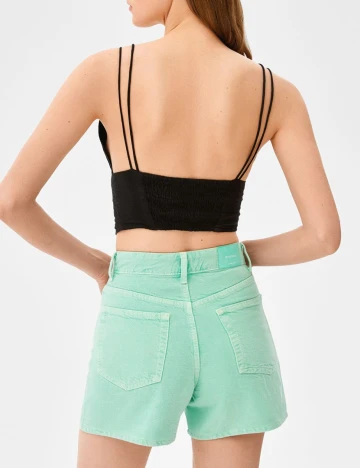 Top Bershka, negru, S