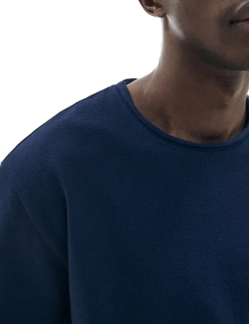 Tricou Reserved, bleumarin, S Albastru