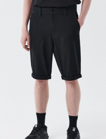 
						Pantaloni scurti CROPP, negru, 28