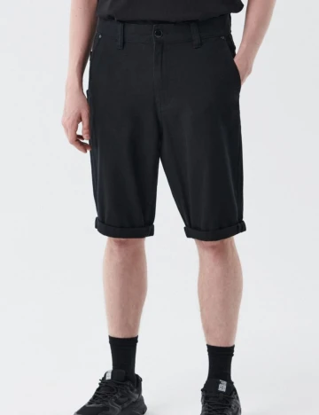 Pantaloni scurti CROPP, negru, 28 Negru
