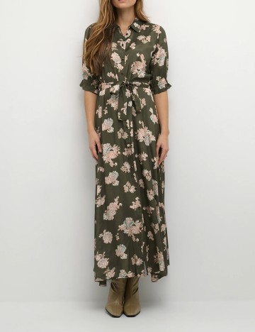
						Rochie lunga Kaffe, verde