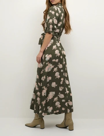 Rochie lunga Kaffe, verde