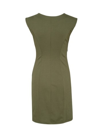 Rochie Scurta Kaffe, verde, XXL