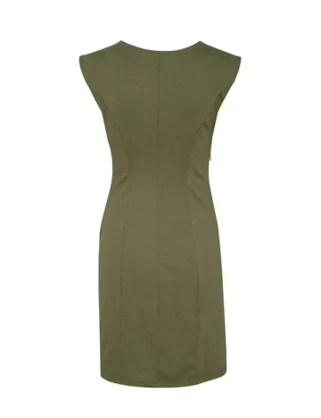 Rochie Scurta Kaffe, verde, XXL