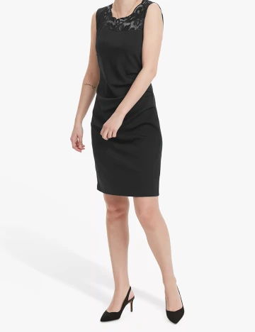 Rochie scurta Kaffe, negru, XS Negru