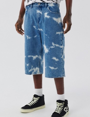 
						Pantaloni scurti CROPP, albastru, 28