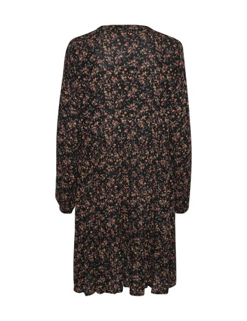 Rochie Scurta Kaffe, negru floral, 44